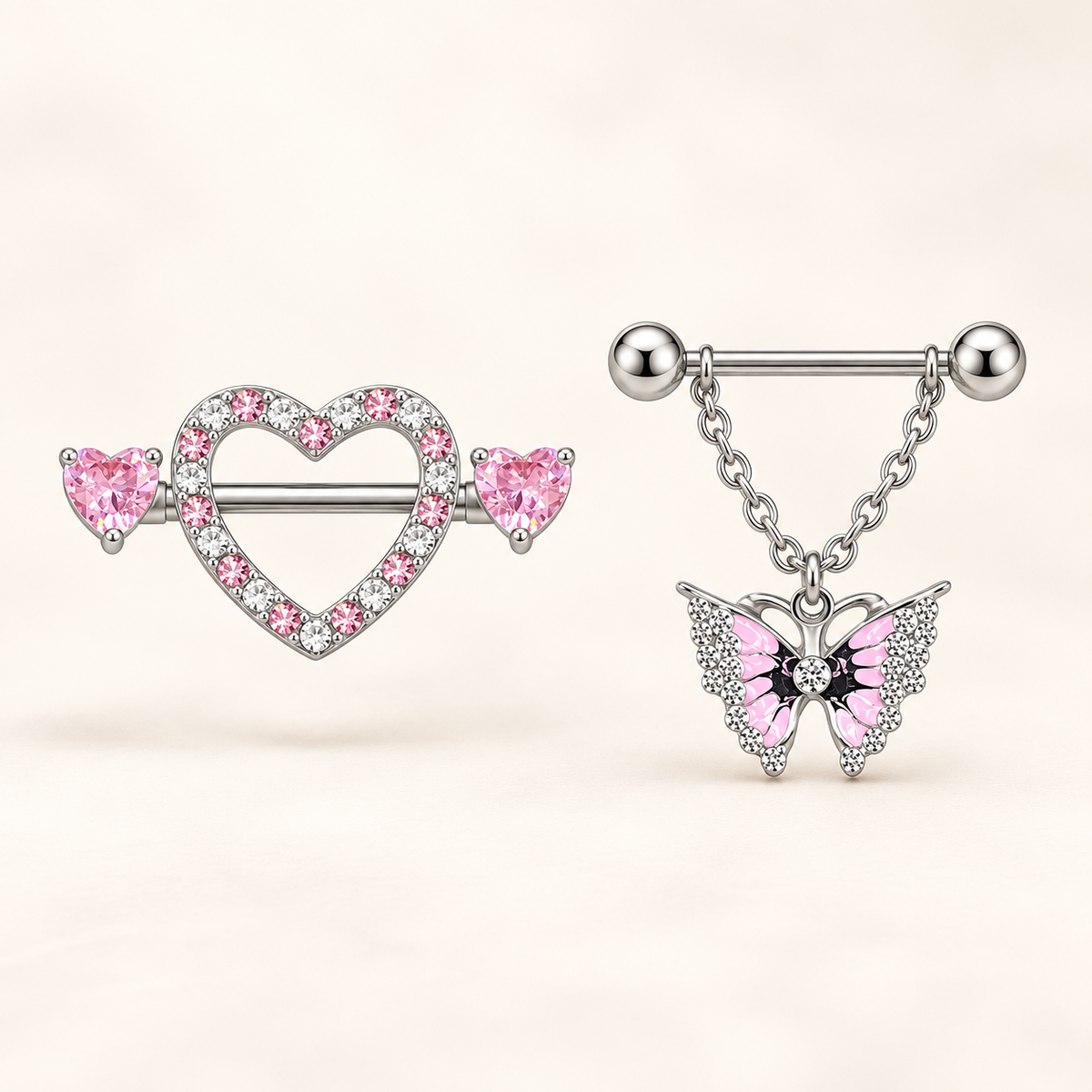 Sweetheart Statement Nipple Barbell