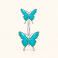 Turquoise Butterfly Belly Ring